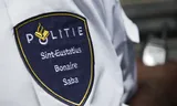 Een badge van de politie op Sint Eustatius. Foto Vincent Jannink / ANP / Royal Images