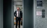 Diederik Boomsma, Kamerlid voor NSC, in het gebouw van de Tweede Kamer. 