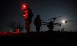 Oekraïense drones worden ingezet aan het front in Donetsk. Foto Oleg Petrasiuk/AP