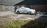 Perceel in Sevenum, gemeente Horst aan de Maas, waar boer Pieter Haenen zijn nieuwe, grote varkensstallen wil plaatsen, op de plaats van de oude. 