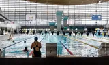 Het Olympische zwembad in  Saint-Denis
