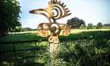 Wonderfeel in opbouw: vogellogo ‘Harrie’ staat er al.  Foto Dieuwertje Bravenboer  