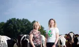 Ida Besten, boerin,  en  Annelot van Rooi, onderzoeker.  