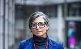 Francesca Albanese, de VN-rapporteur voor mensenrechten in de bezette Palestijnse gebieden, in Den Haag.