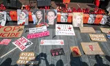 Leuzen bij de betoging in Rotterdam tegen femicide.